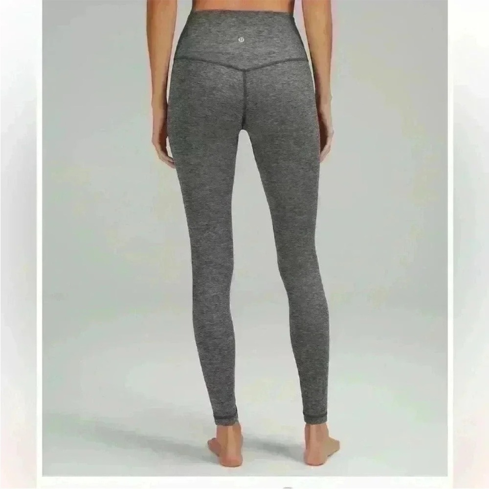 Lululemon Gray High-Waisted Leggings